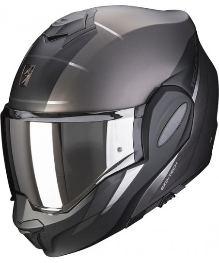 Scorpion Casque Exo-Tech Primus Argent-Noir