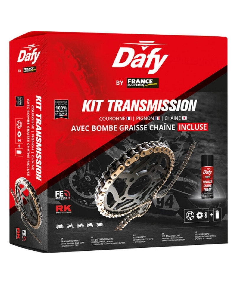 kit chaine DID FRANCE EQUIPEMENT Kit chaîne D.I.D pour votre moto