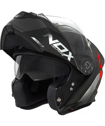 CASQUE N960 CRUZR NOIR MAT ROUGE L